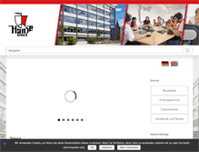 Tablet Screenshot of hanse-schule.de